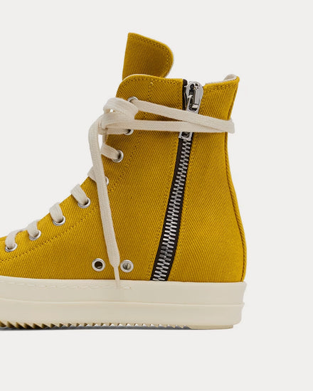 RICK OWENS☆関税込み☆イエロー Porterville Sneaks スニーカー Rick Owens Yellow Porterville Jumbolaced Sneakers Rick Owens