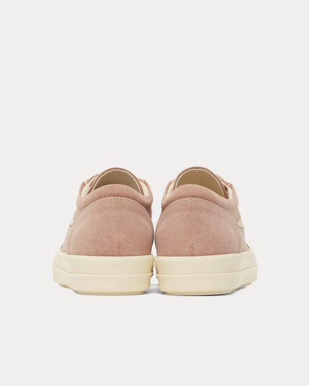 Rick Owens DRKSHDW Vintage Canvas Dark Pink / Milk / Milk Low Top Sneakers - 3