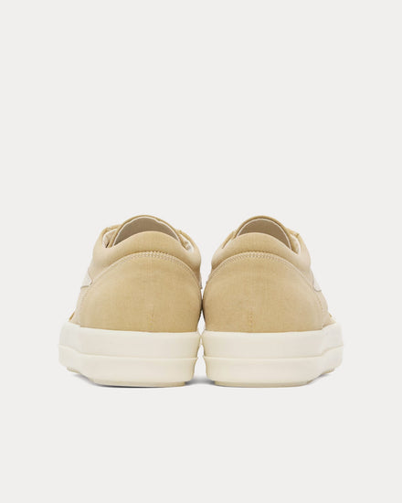 Rick Owens DRKSHDW Vintage Canvas Mustard / Milk / Milk Low Top Sneakers - 3
