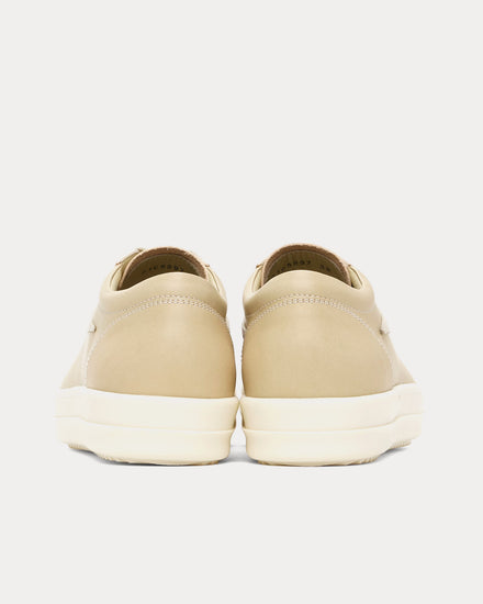 Rick Owens Hollywood Vintage Sneaks Parchment / Milk / Milk Low Top Sneakers - 3