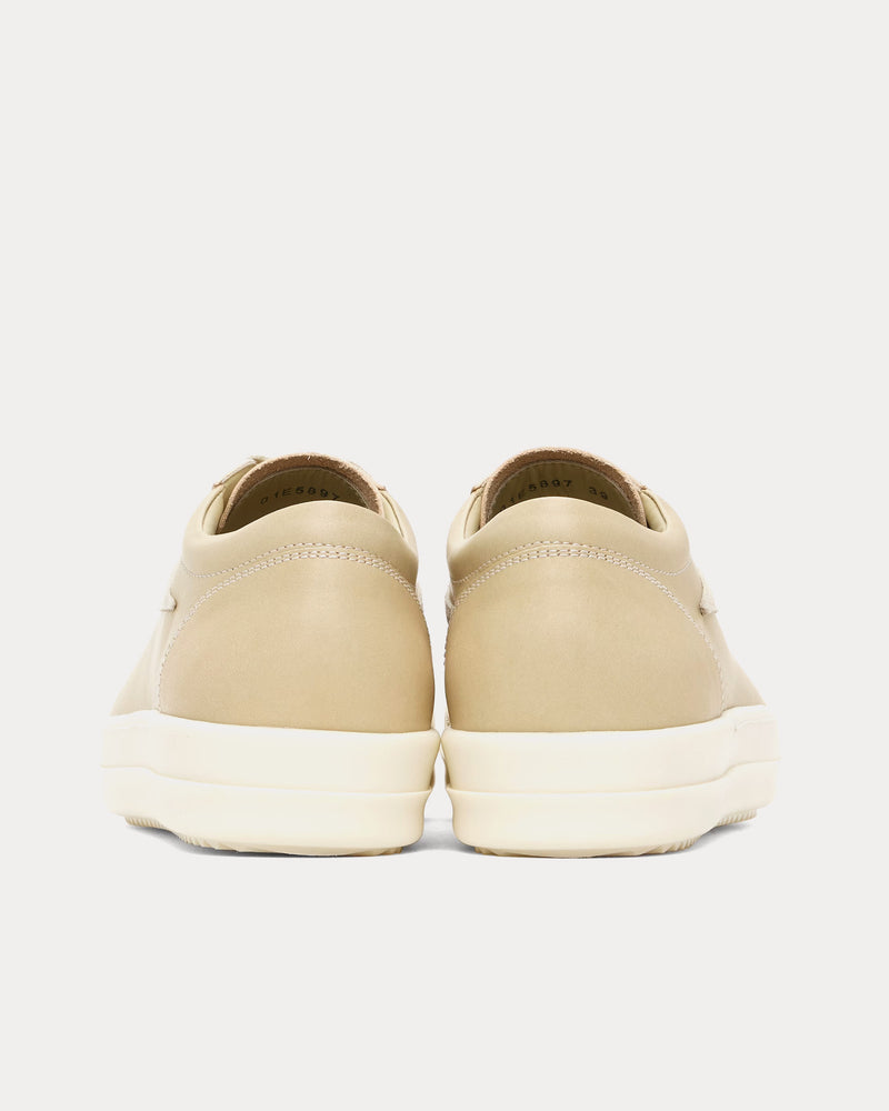 Rick Owens Hollywood Vintage Sneaks Parchment / Milk / Milk Low Top Sneakers - 3