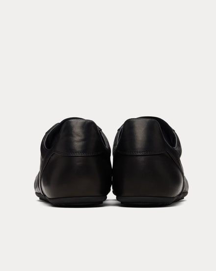 Rick Owens Temple Minimal Leather Black / Black / Black Low Top Sneakers - 3