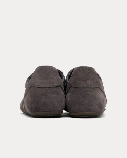 Rick Owens Temple Minimal Suede Dark Dust / Dark Dust / Dark Dust Low Top Sneakers - 3