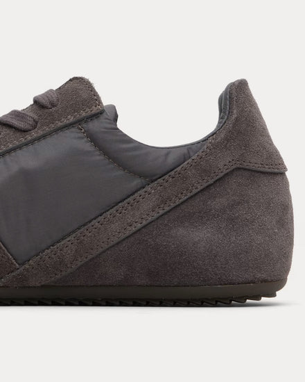 Rick Owens Temple Minimal Suede Dark Dust / Dark Dust / Dark Dust Low Top Sneakers - 4