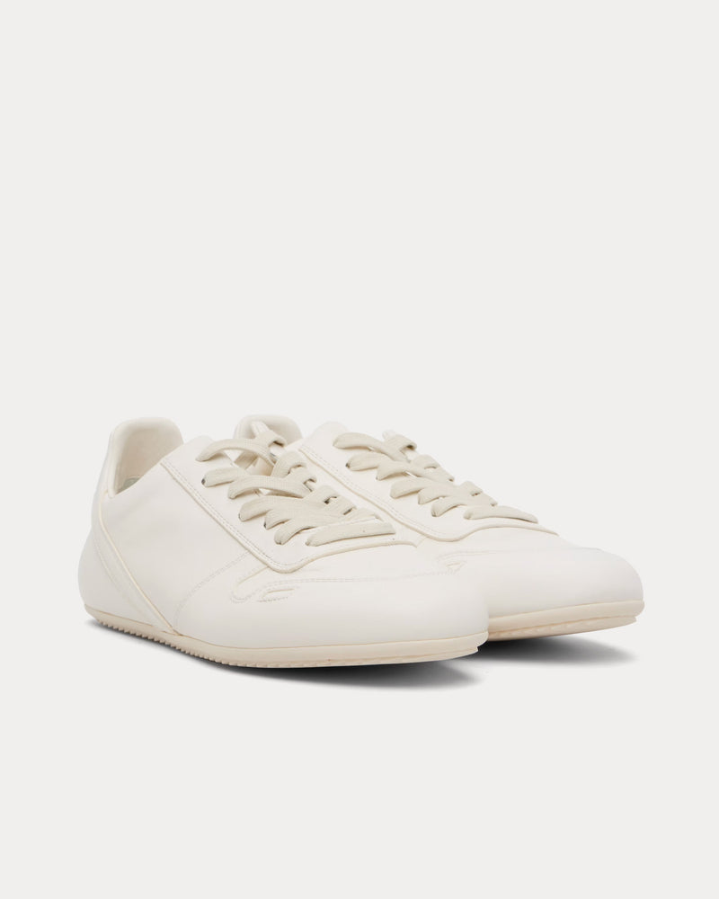 T*d様 新品 Rick Owens 23AW Leather Stud Nec Rick Owens Men's Temple Minimal Leather Milk / Milk / Milk Low Top