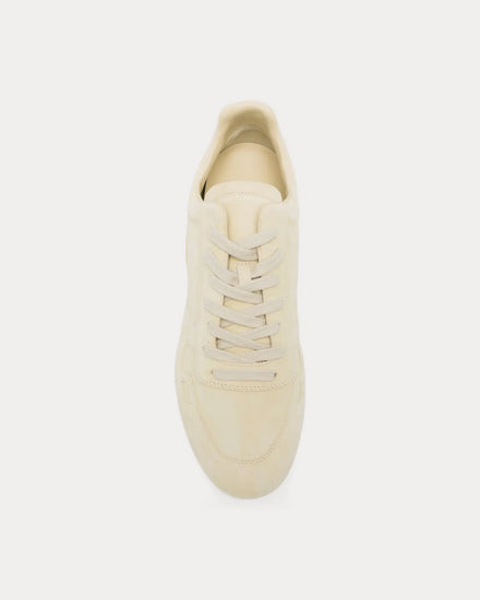 Rick Owens Temple Minimal Leather Yellow / Yellow / Yellow Low Top Sneakers - 2