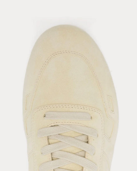 Rick Owens Temple Minimal Leather Yellow / Yellow / Yellow Low Top Sneakers - 5