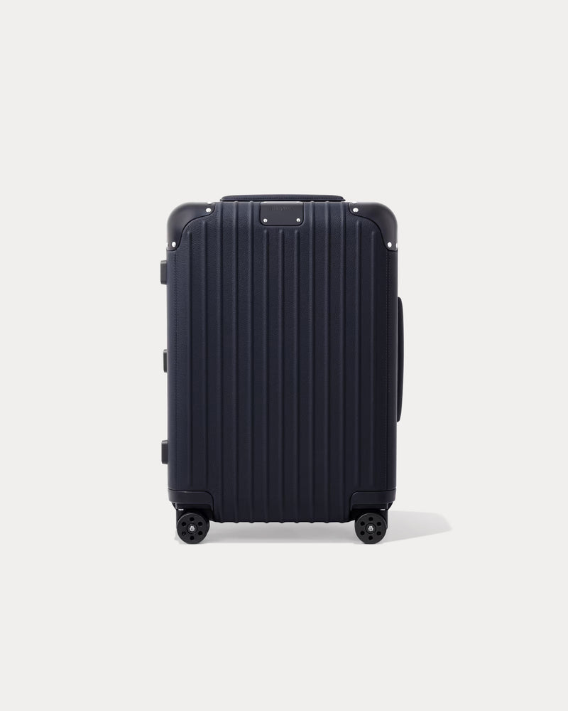 Rimowa Distinct Cabin Leather & Anodised Aluminium Navy Blue Suitcase - 1