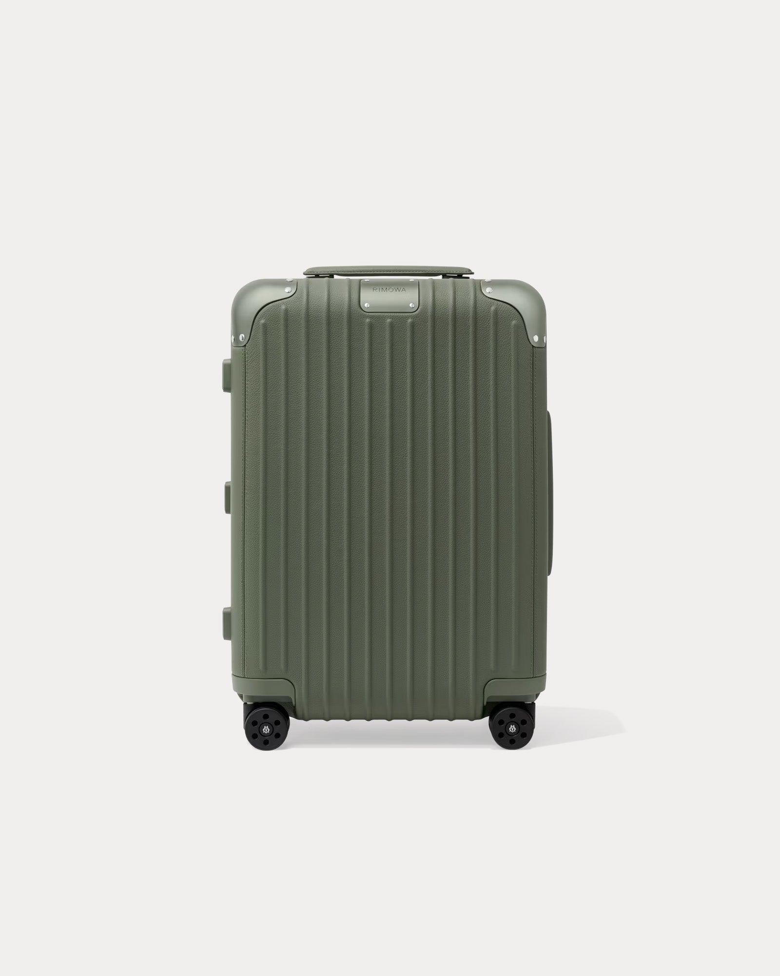 Rimowa Distinct Cabin Leather & Anodised Aluminium Olive Green