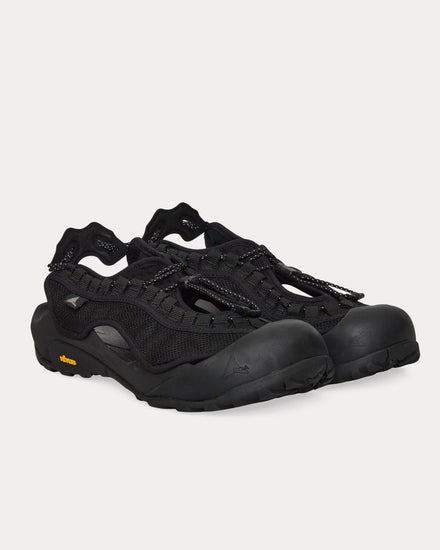 ROA Arpy Weaved Black Sandals - 2