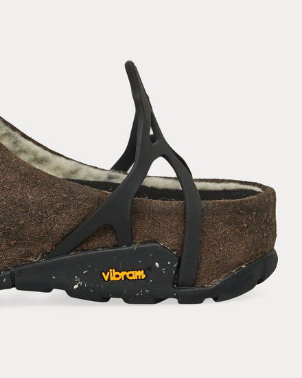 ROA Fedaia Taupe Sherpa Mules - 4