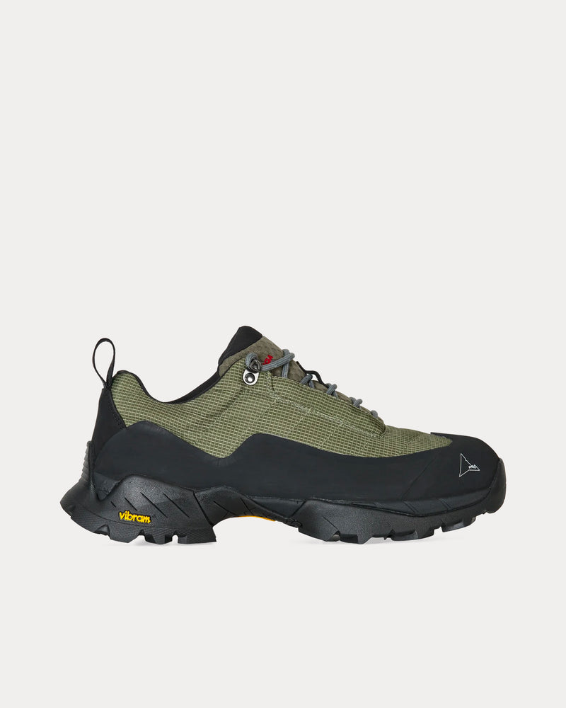 ROA Unisex Katharina Olive / Black Low Top Sneakers & Trainers