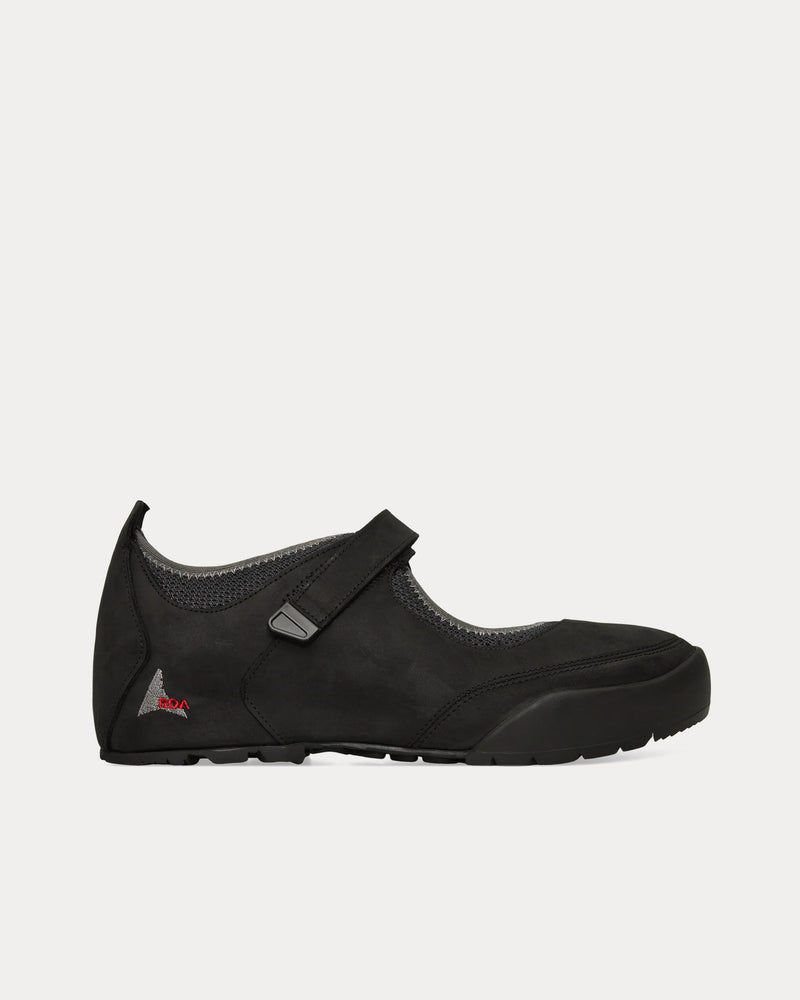ROA Loie Black / Grey Mary-Jane Sandals - 1