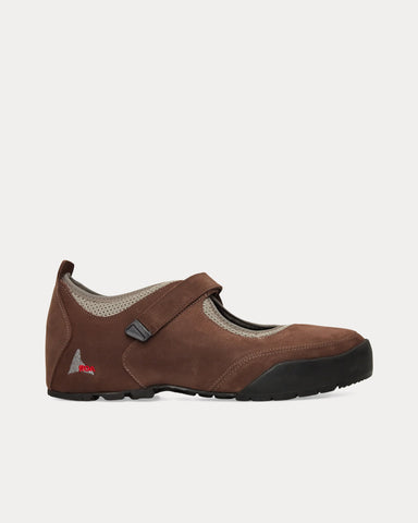 ROA Loie Brown / Taupe Mary-Jane Sandals
