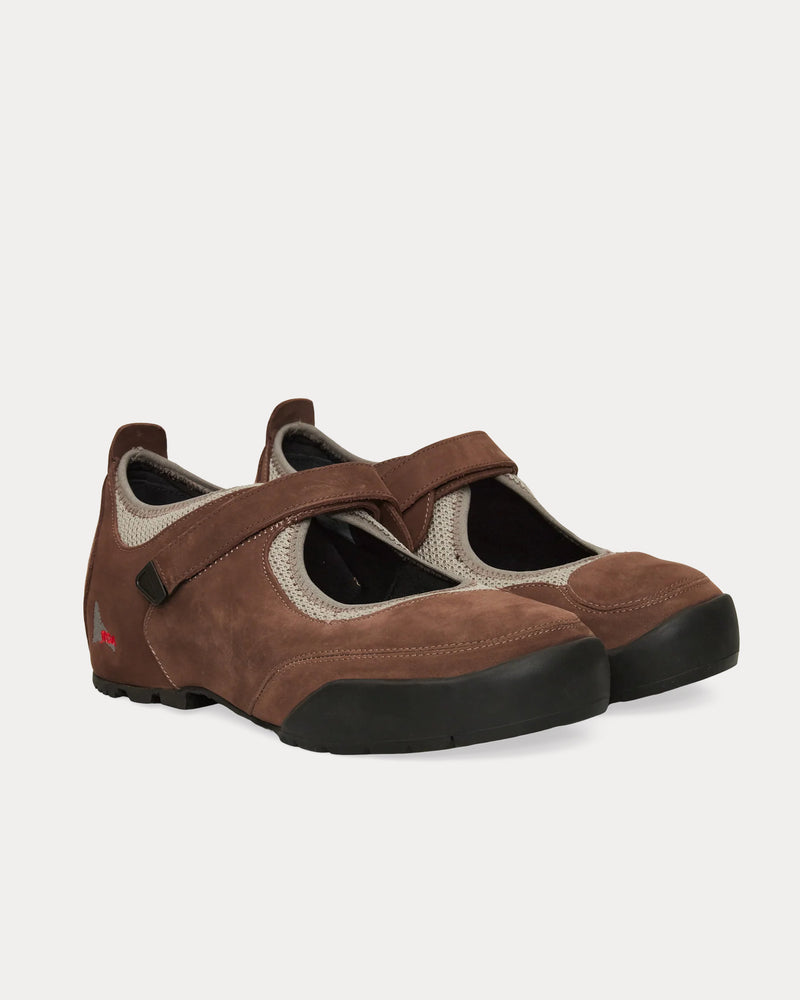 ROA Loie Brown / Taupe Mary-Jane Sandals - 2