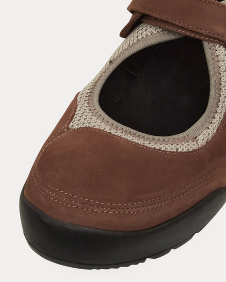 ROA Loie Brown / Taupe Mary-Jane Sandals - 4