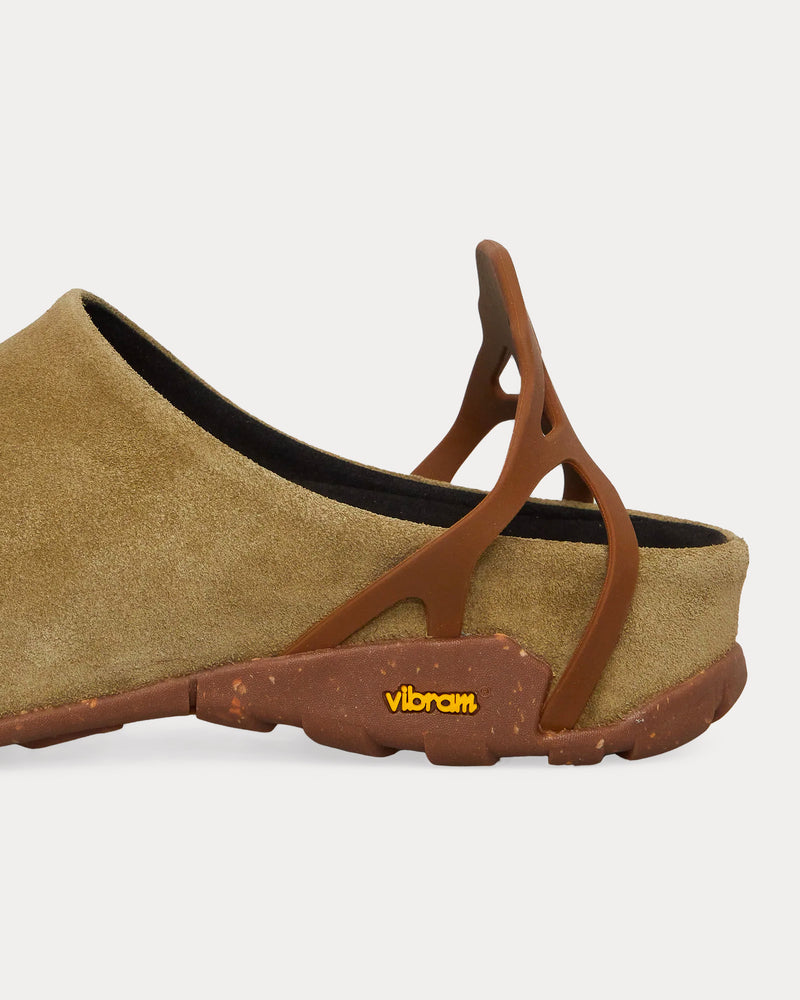 ROA Unisex Fedaia Suede Aloe Mules