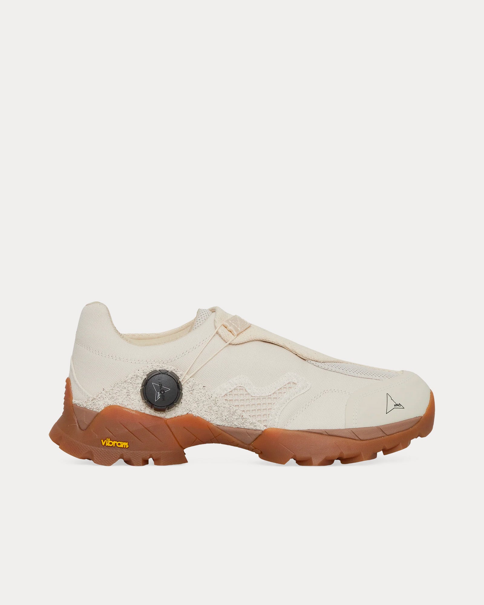 ROA Unisex Minaar Beige Slip On Sneakers