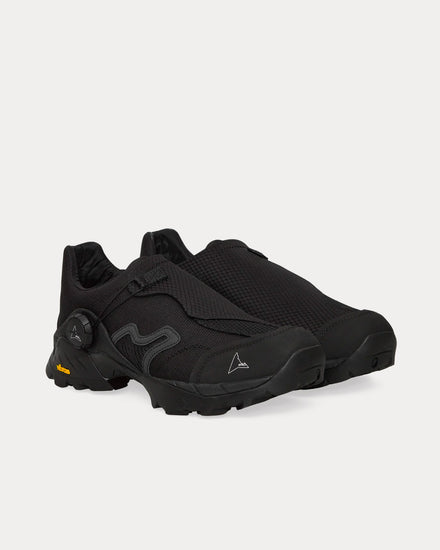 ROA Unisex Minaar Black Slip On Sneakers