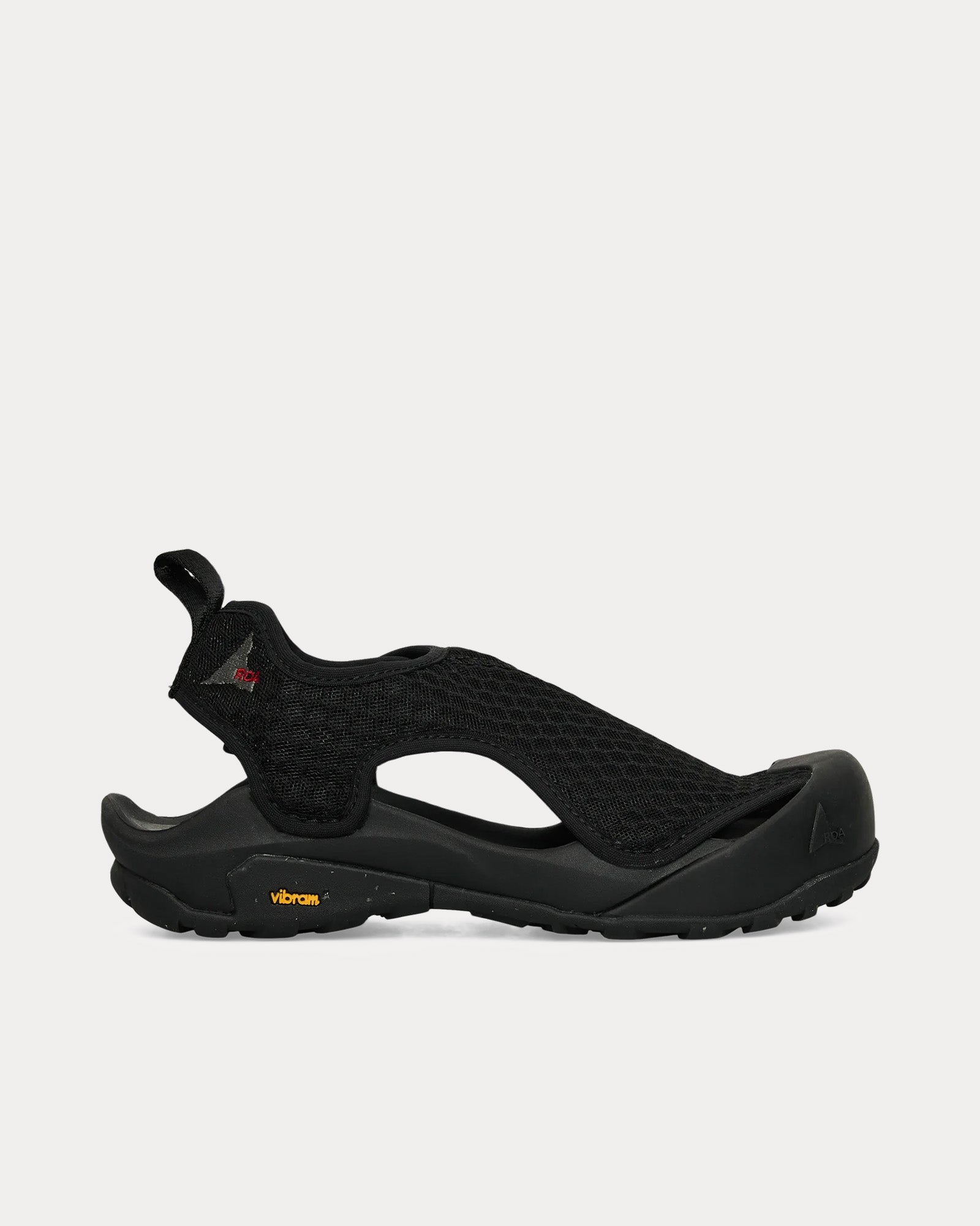 ROA Unisex Arpy Black Sandals