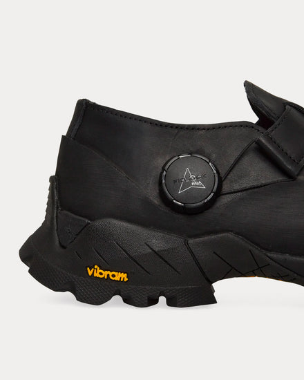 ROA Men's Mary Jane Black Slip On Sneakers & Trainers