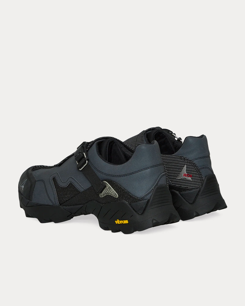 ROA Unisex Minaar Black Low Top Sneakers