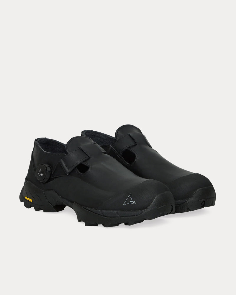 ROA Unisex Pala Black Sandals