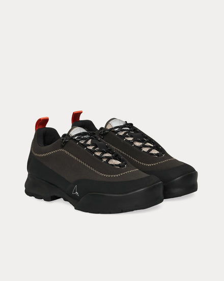 ROA x Colin Meredith Cingino Dark Grey / Burnt Orange Low Top Sneakers - 2