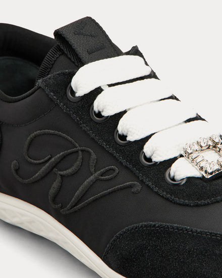 Roger Vivier Viv Low Suede Black Low Top Sneakers - 2