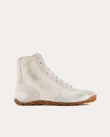 Roulais Saddle Hi Grey Storm High Top Sneakers
