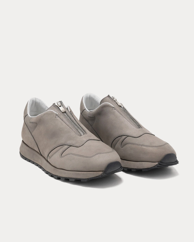Sabor. Jog Nubuck Grey Slip On Sneakers - 3