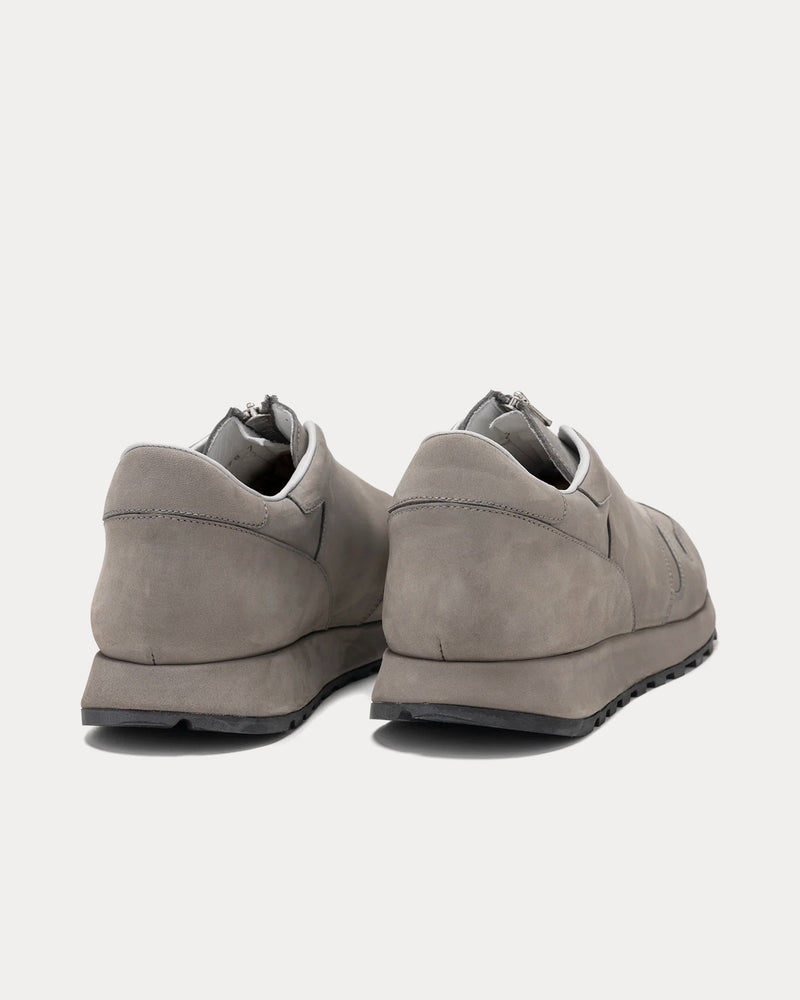Sabor. Jog Nubuck Grey Slip On Sneakers - 4