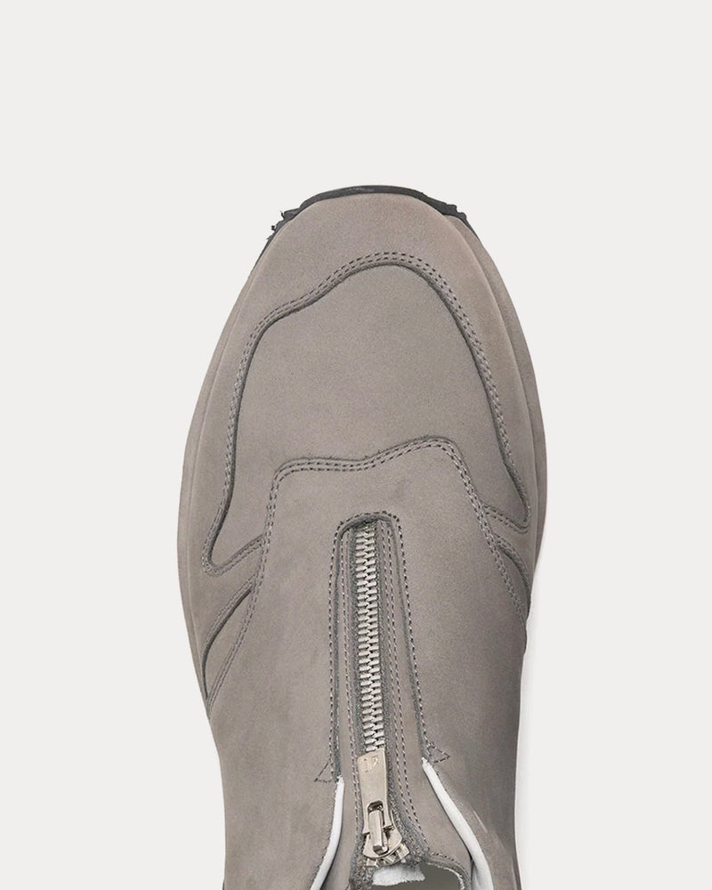 Sabor. Jog Nubuck Grey Slip On Sneakers - 5