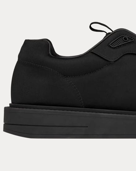 Saint Laurent Altman Satin Black Low Top Sneakers - 4