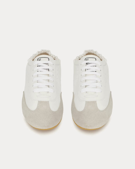 Saint Laurent Lewis Leather & Suede White / Grey Low Top Sneakers - 2