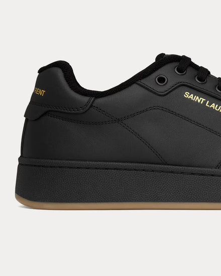 Saint Laurent SL/61 Smooth Leather Black Low Top Sneakers - 5