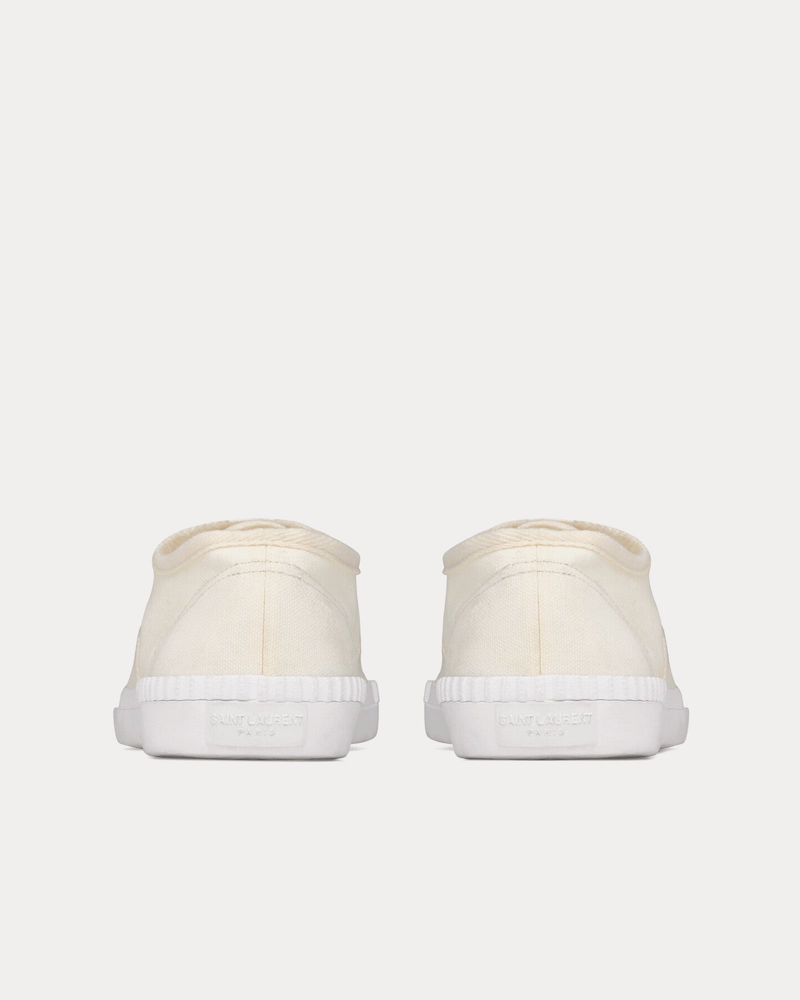 Saint Laurent - Wes Canvas Milk Low Top Sneakers