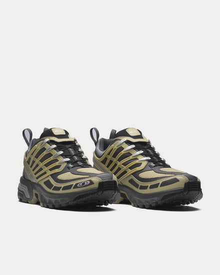 Salomon ACS Pro Gore-Tex Gray Green / Asphalt Low Top Sneakers - 3
