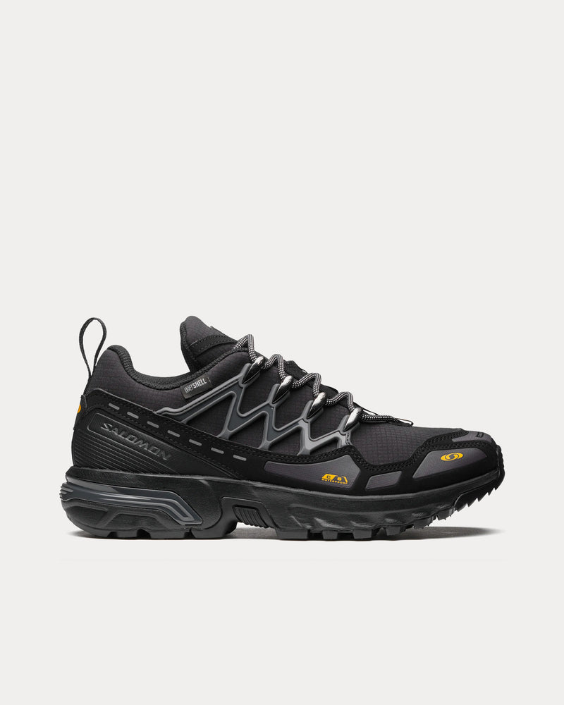 Salomon ACS + Climasalomon Waterproof Black / Magnet / Golden Yellow Low Top Sneakers - 1