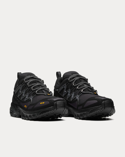 Salomon ACS + Climasalomon Waterproof Black / Magnet / Golden Yellow Low Top Sneakers - 3