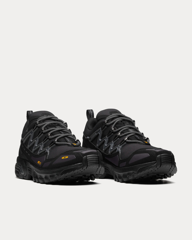 Salomon ACS + Climasalomon Waterproof Black / Magnet / Golden Yellow Low Top Sneakers - 3