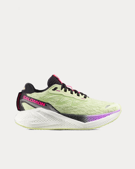Salomon Aero Glide 4 White / Butterfly Running Shoes - 1