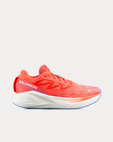 Salomon Aero Glide 4 Neon Flame / White Running Shoes