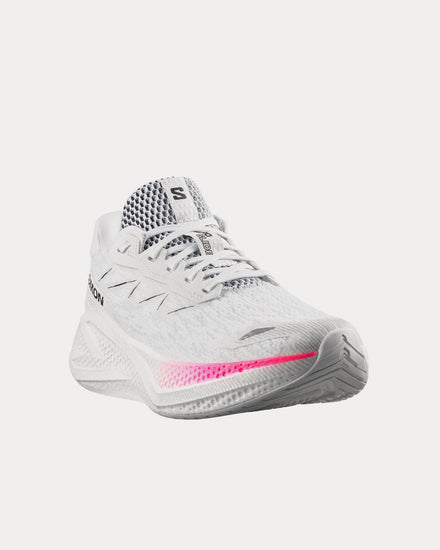 Salomon Aero Glide 4 White / White Running Shoes - 3
