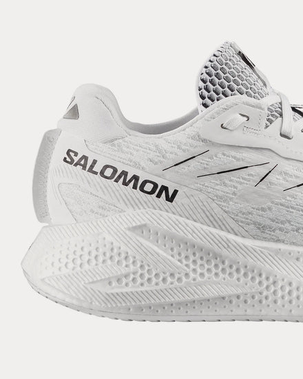 Salomon Aero Glide 4 White / White Running Shoes - 5