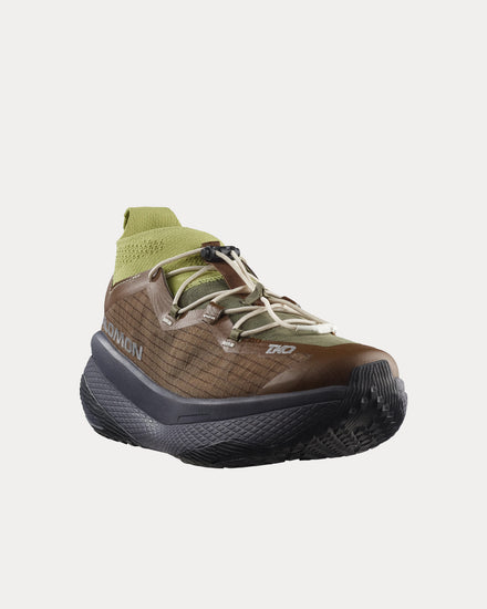 Salomon x Pas Normal Studios GRVL Concept Dark Earth / Nine Iron / Sweet Pea Running Shoes - 3