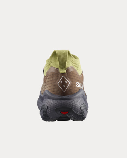 Salomon x Pas Normal Studios GRVL Concept Dark Earth / Nine Iron / Sweet Pea Running Shoes - 4