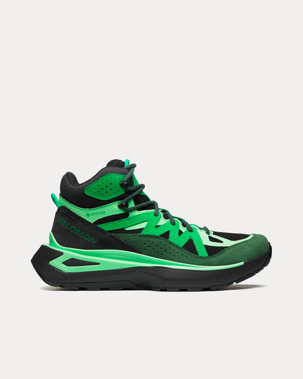 Salomon Odyssey Elmt Mid Gore-Tex Eden / Bright Green / Black High Top Sneakers - 1