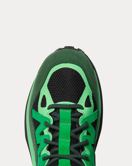 Salomon Odyssey Elmt Mid Gore-Tex Eden / Bright Green / Black High Top Sneakers - 6