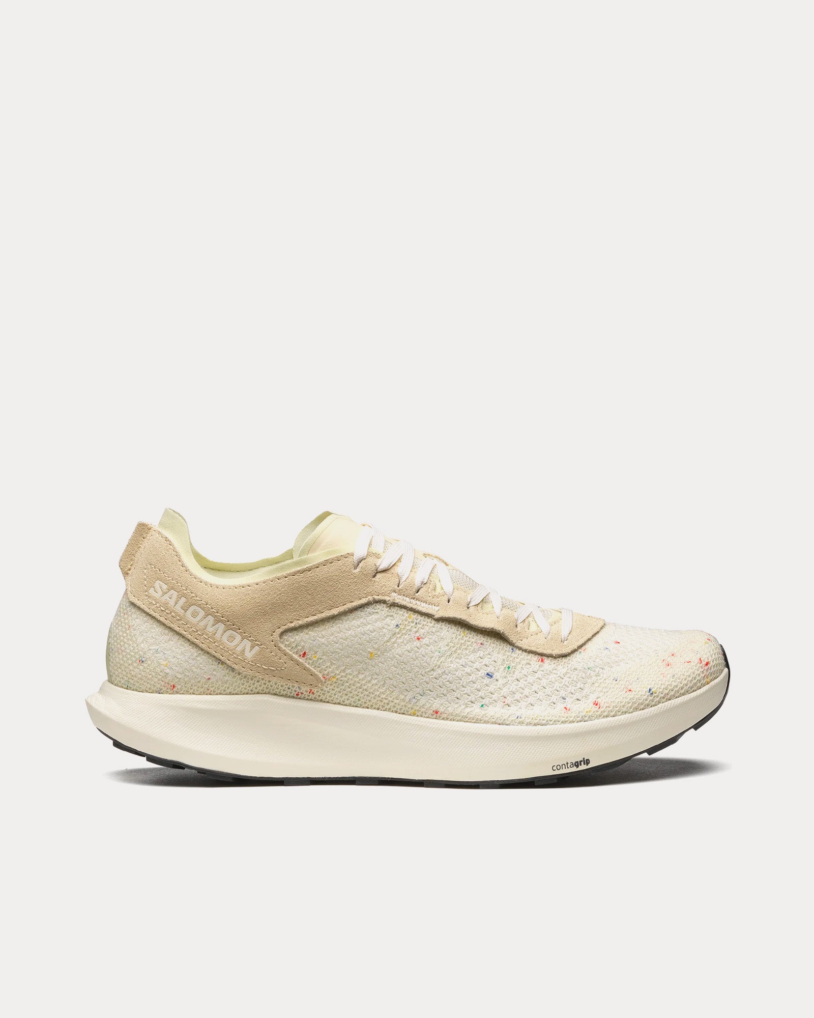 Salomon Unisex Pulsar PRG Knit Vanilla Ice / Bleached Sand / Aloe